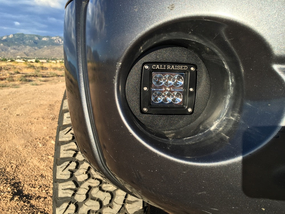 LED Fog Light Pod Replacements Brackets Kit Fits 2005-2011 Toyota Tacoma -  3X2 18W LED PODS