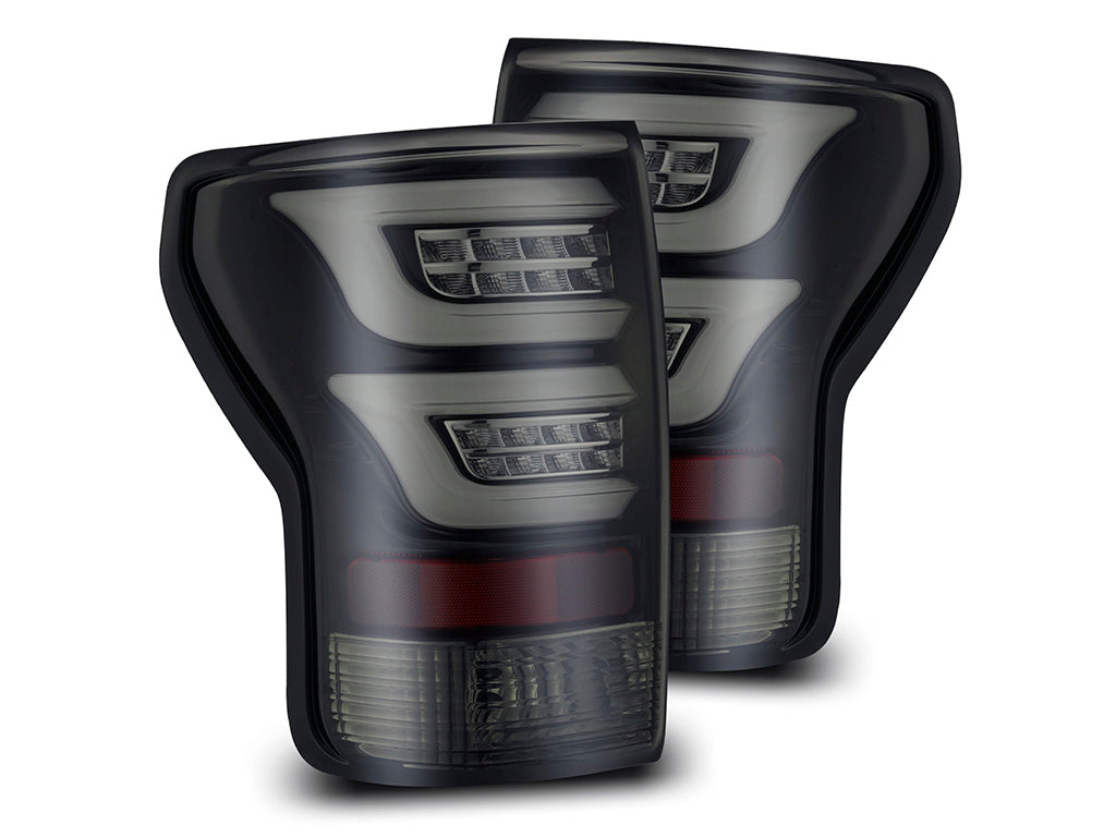 Black LED Tube Tail Lights For 2007-2013 Toyota Tundra - Brake/Turn/Parking Lamps