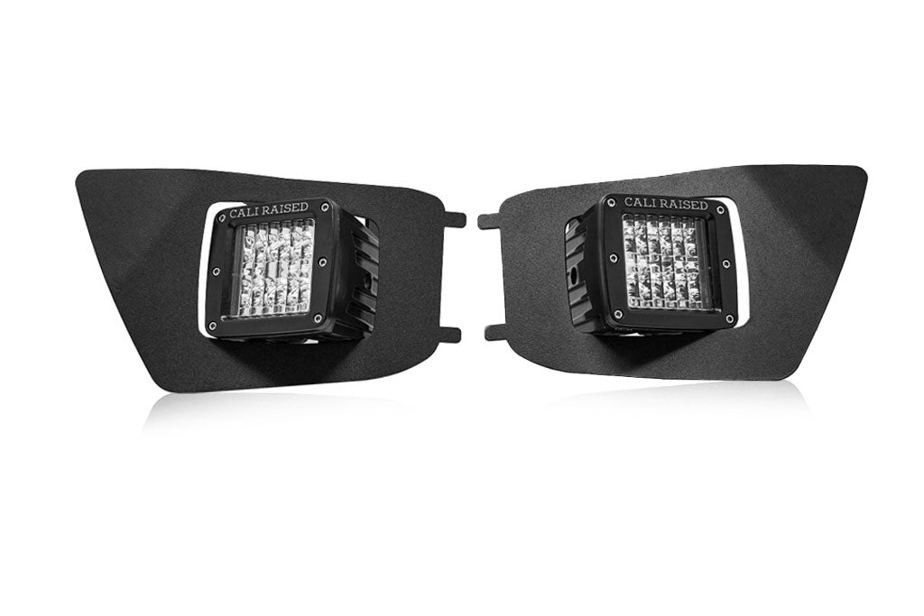 LED Fog Light Pod Replacements Brackets Kit Fits 2012-2015 Toyota Tacoma