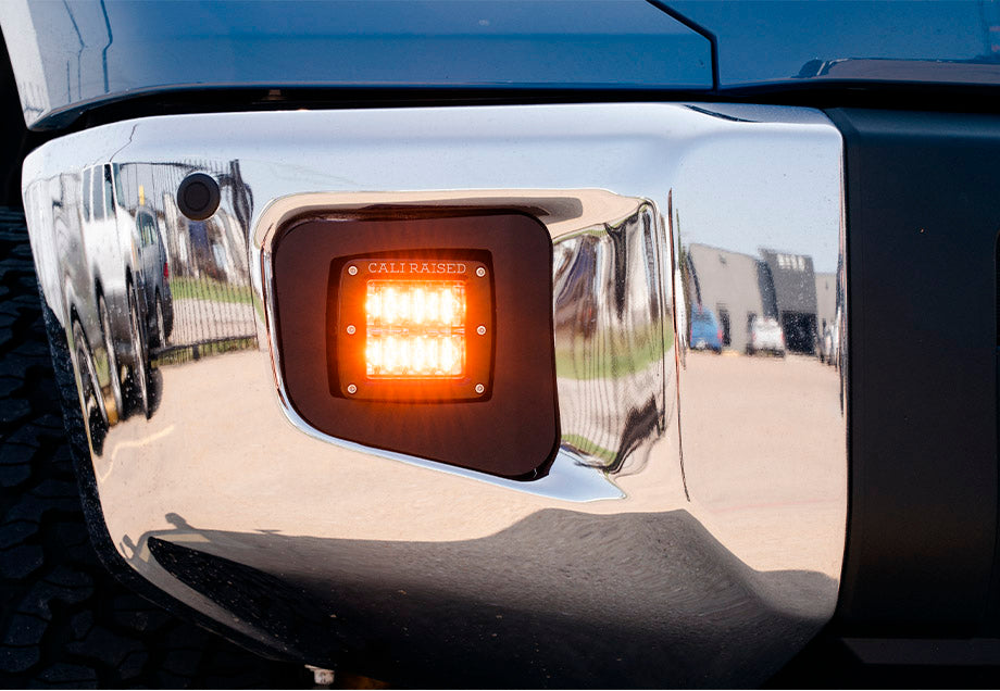 LED Fog Light Pod Replacements Brackets Kit Fits 2014-2021 Toyota Tundra