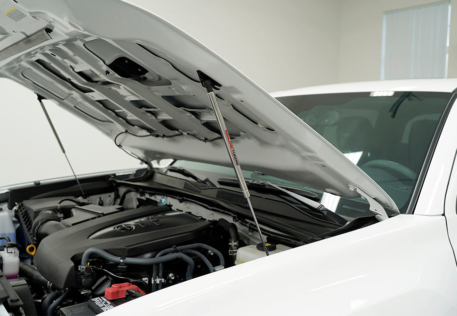 2016-2022 Toyota Tacoma Redline Tuning Hood Quicklift ELITE System - Stock Hoods (ALL OEM Hoods) // Include