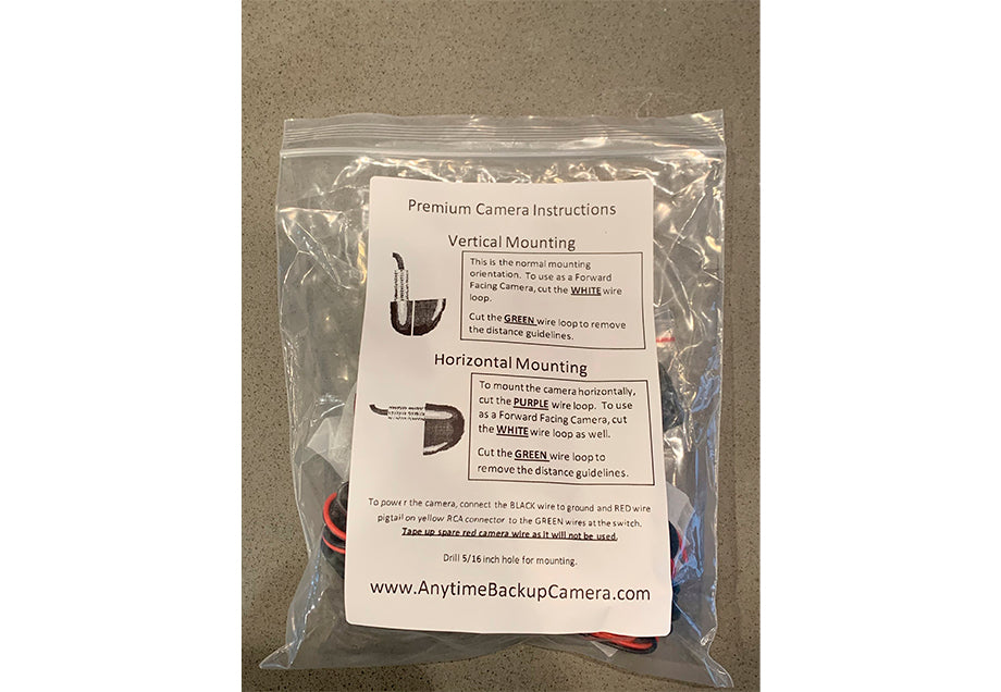 Anytime backup and front camera Kit For 2020-2023 Toyota Tacoma