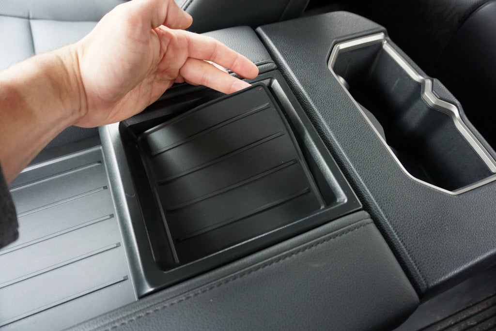 Center Console Tray Liner (2022+ Tundra) - 2PC BLACK