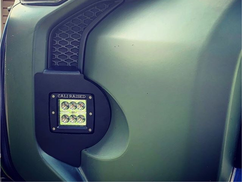LED Fog Light Pod Replacements Brackets Kit Fits 2014-2024 Toyota 4Runner