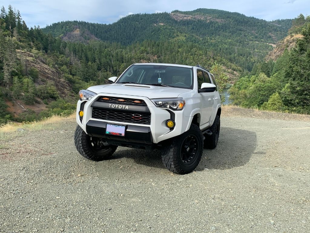 MEALAM 4-Piece Amber LED Grille Lights For 2012-2015 Toyota Tacoma TRD Pro Grille - Plug & Play, IP68 Waterproof