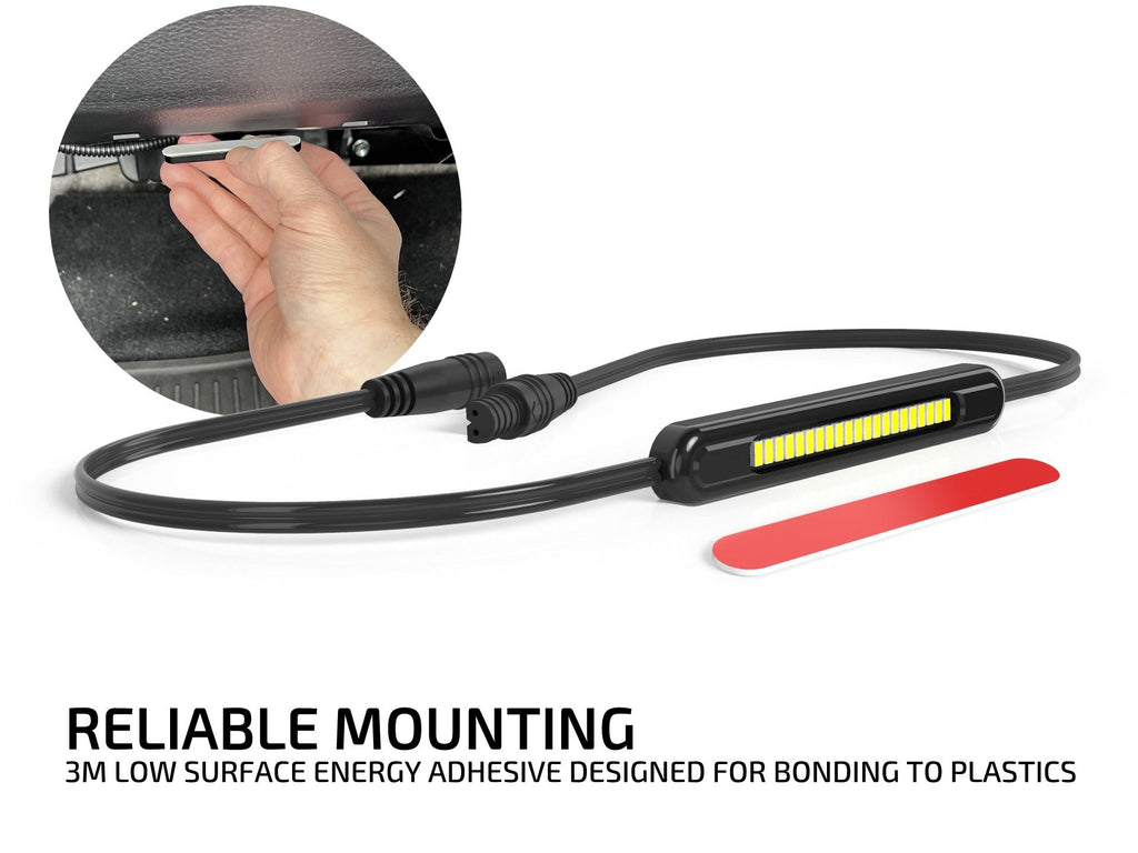 LED Footwell Kit Dual Output Front Fits 10-24 Toyota 4Runner