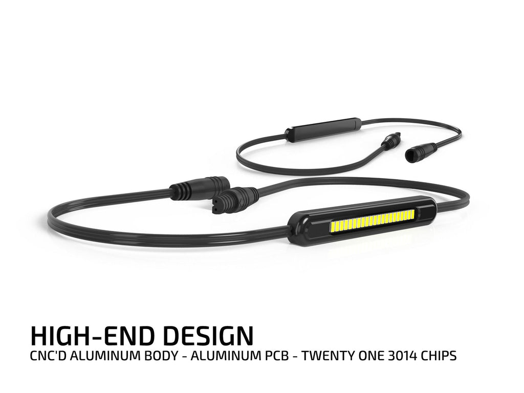 LED Footwell Kit Dual Output Front Fits 10-24 Toyota 4Runner