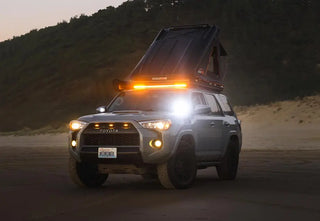 Cali Raised LED low profile ditch light brackets for 2010-2024 Toyota 4Runner