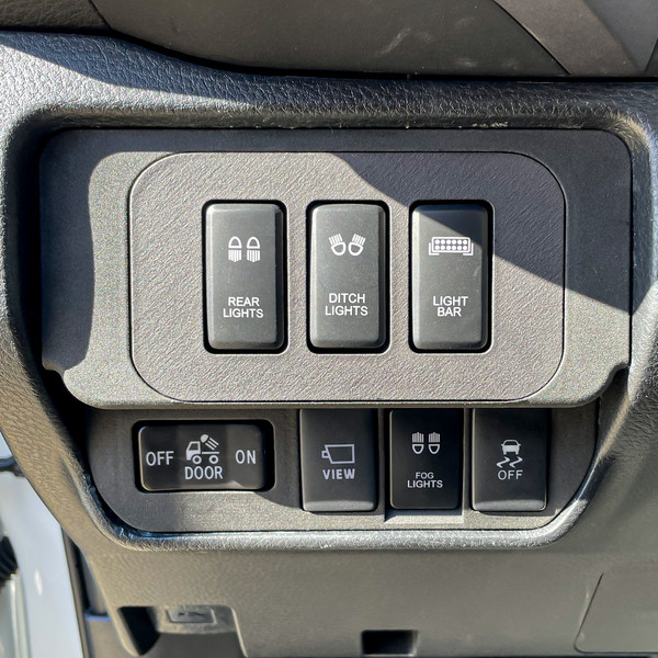 Base Switch Panel for 3 Small Switches No Cut Fits 2016-2023 Tacoma (D ...