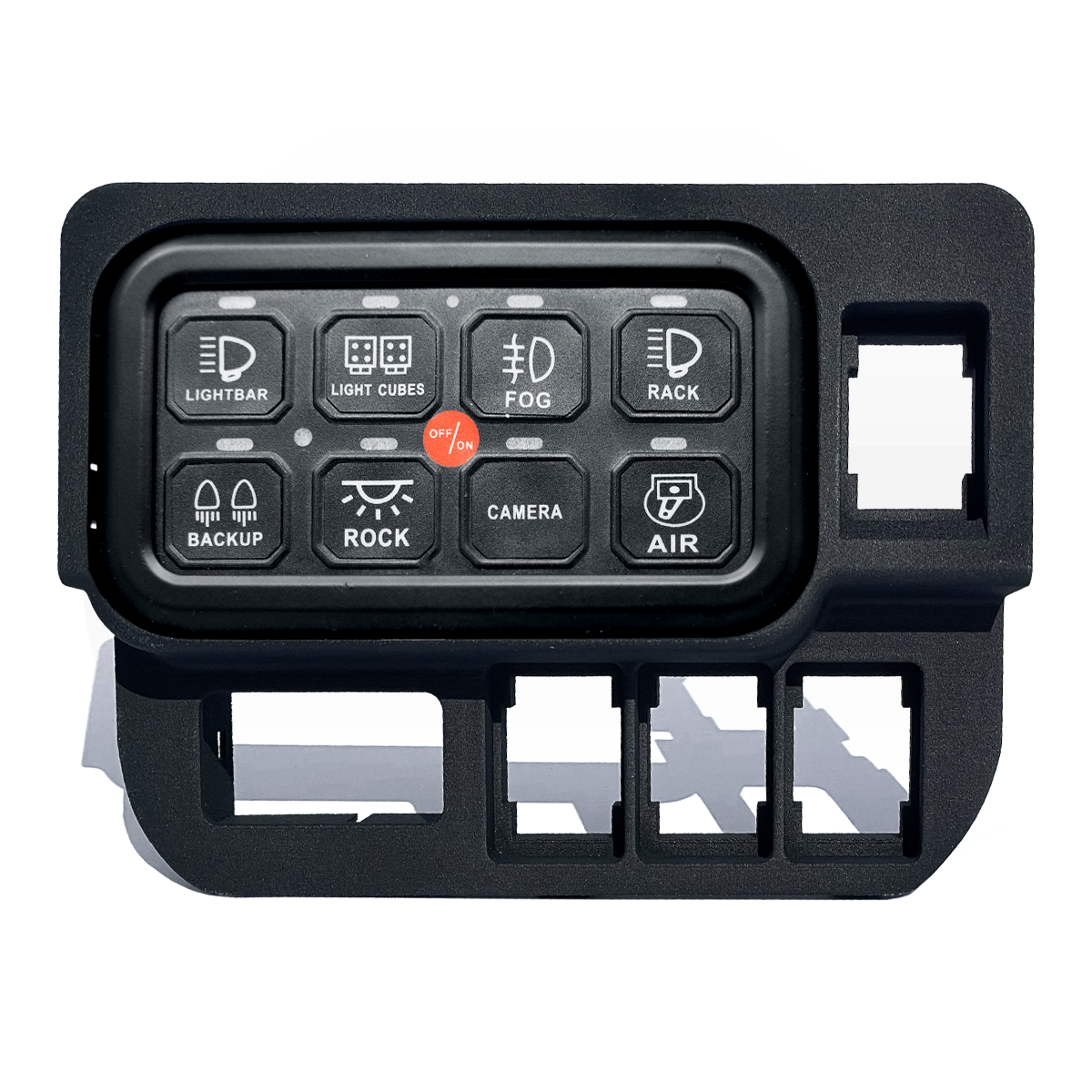 Base Switch Panel for 4 Small Switches Fits 2016 - 2023 Tacoma (Double ...