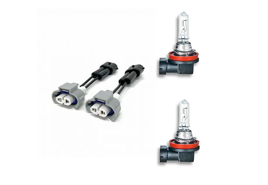 4x H11/H9 LED Headlight Bulbs – 6000K White + 8000K Ice Blue – For Ducati 848 EVO 1098 1198 Multistrada 1200