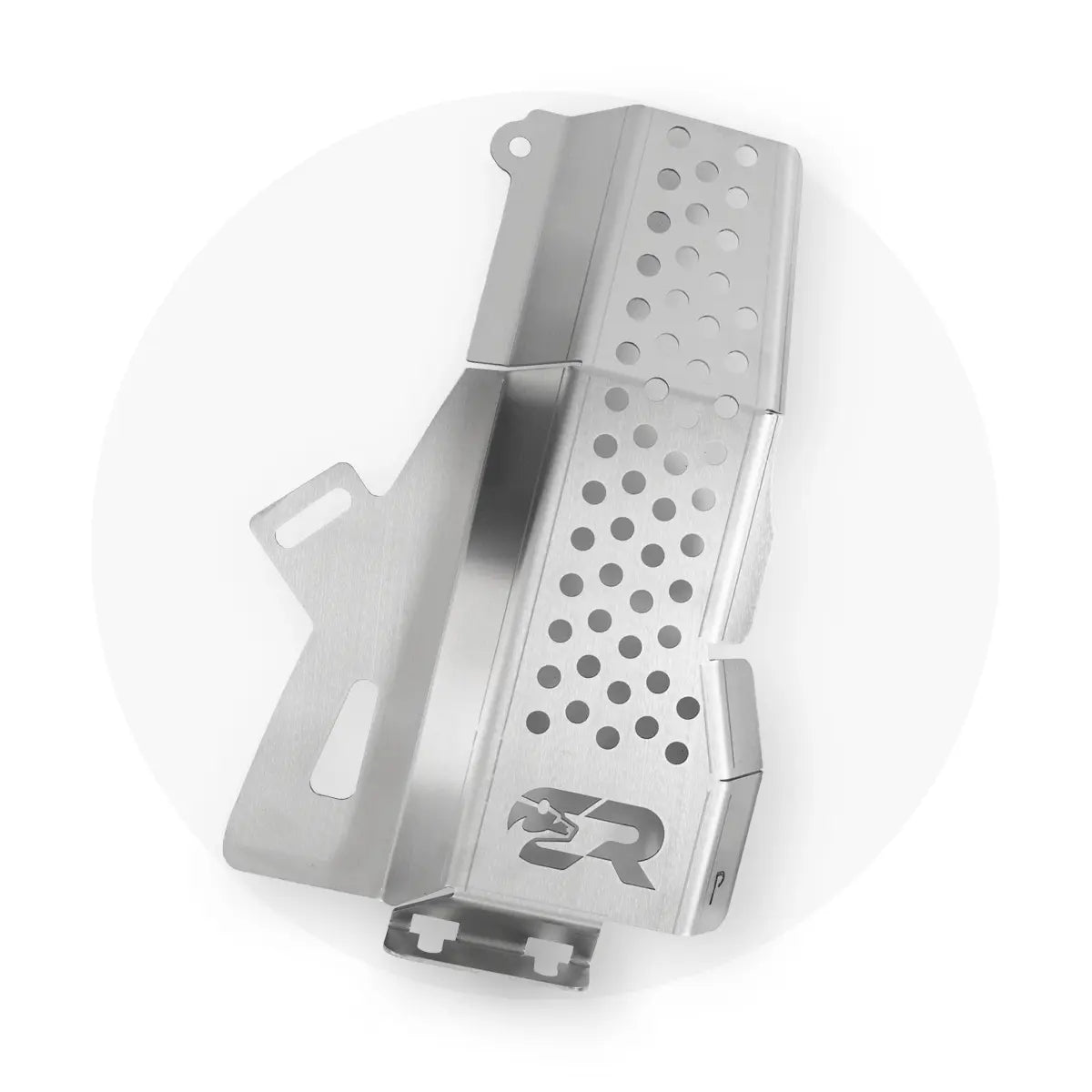 Manufacturer product image of Cali Raised LED's Tacoma catalytic-converter shield pair.