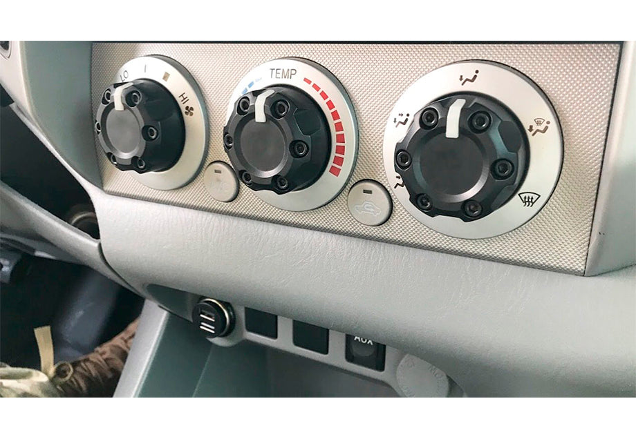 Climate Knobs (2005-2015 Tacoma) - 1 PACK AJT Design