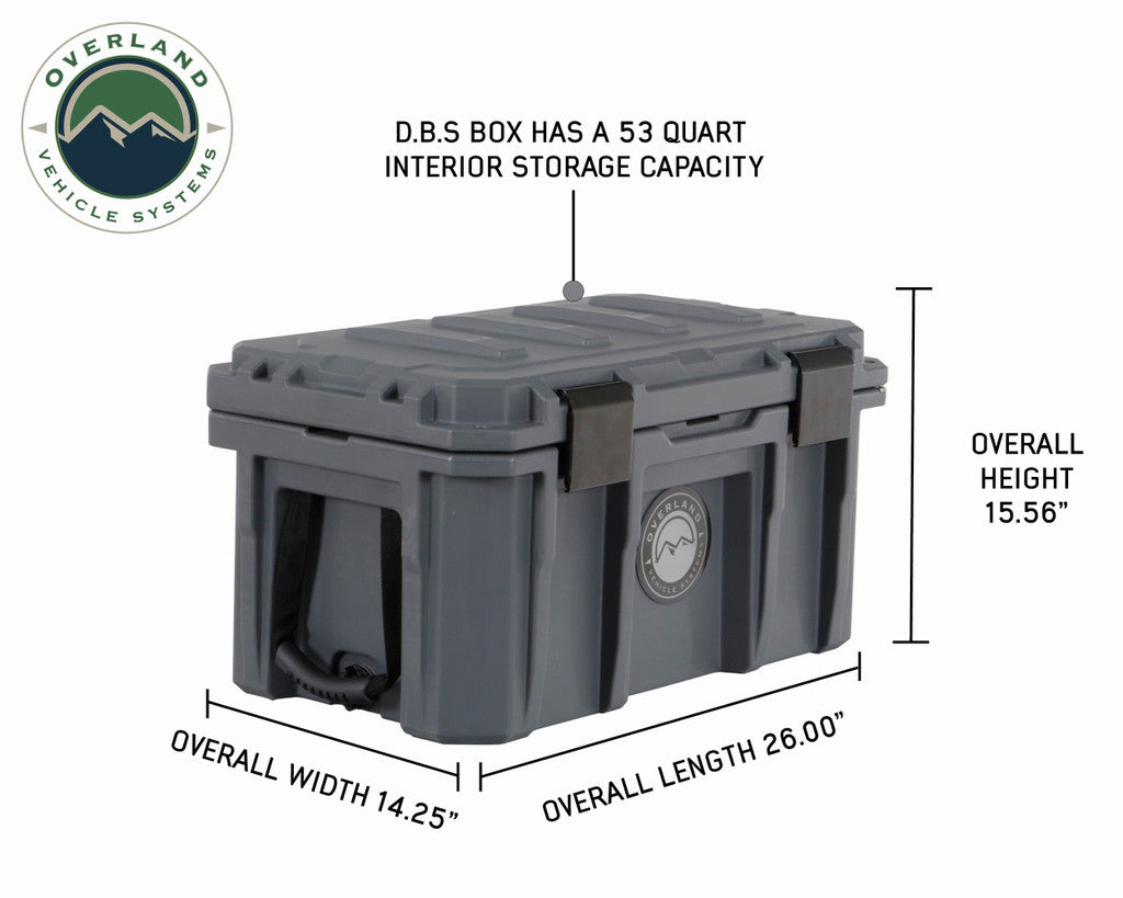 P.R.N. - Black Dry Storage Box W/Pressure Check Valve & Double