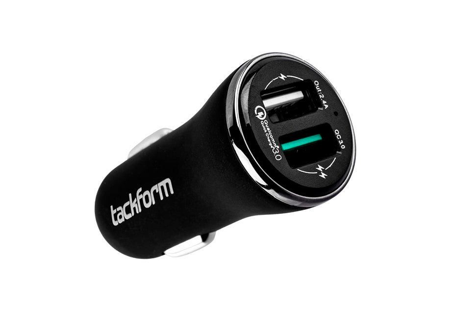 Dual USB Phone and Tablet Charger - Qualcomm Quick Charge 3.0