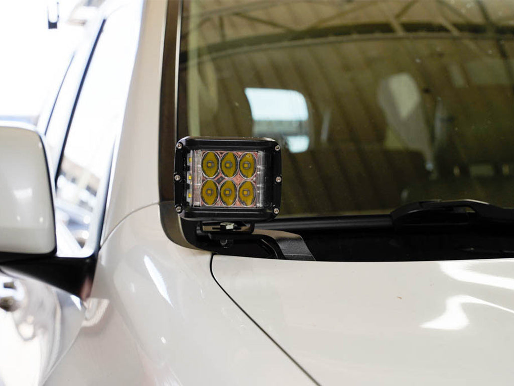 Low Profile LED Ditch Light Brackets Kit Fits 2010-2022 Lexus GX 460