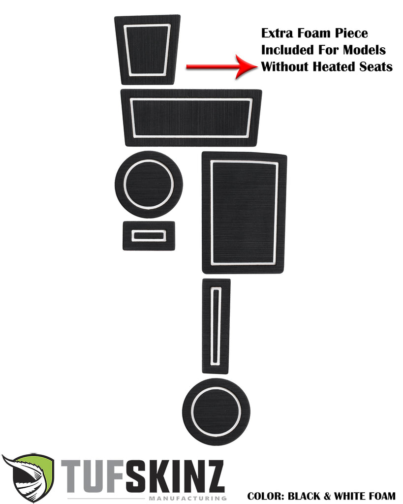 FOAM Cup Holder Inserts Inserts Fits 2010-2024 Toyota 4Runner