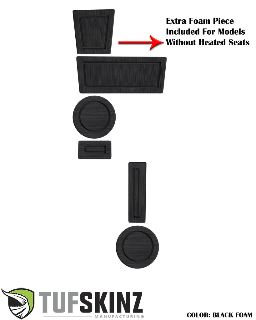 FOAM Cup Holder Inserts Inserts Fits 2010-2024 Toyota 4Runner