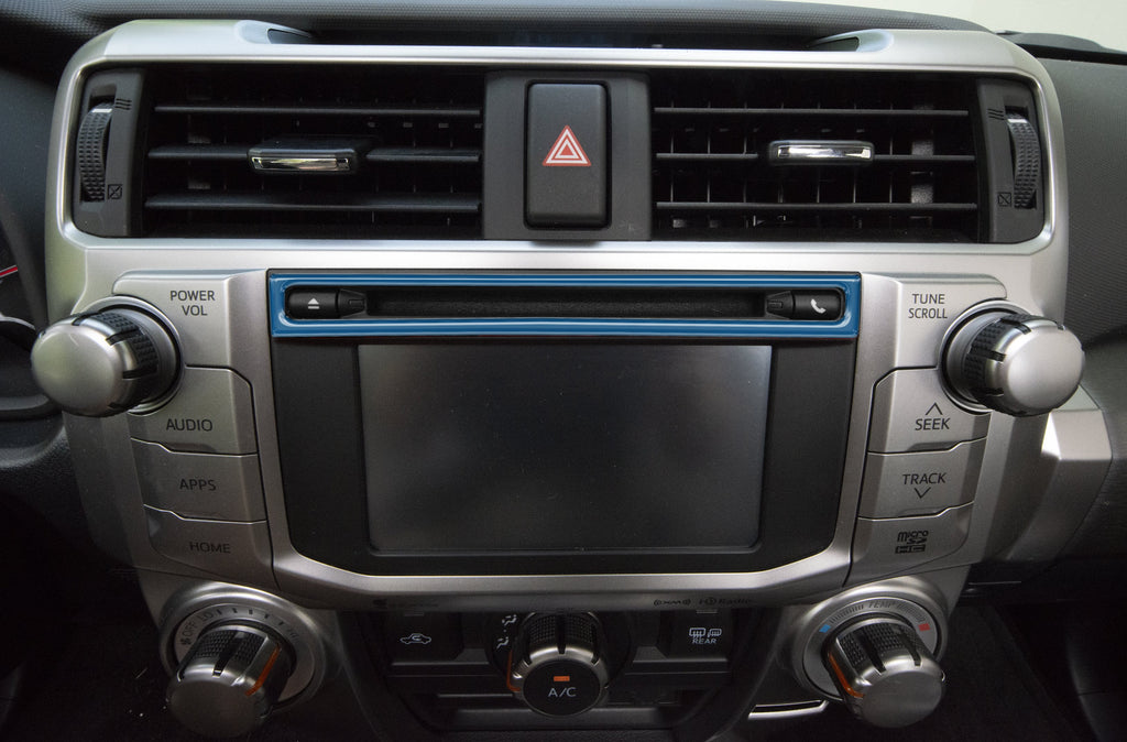 Upper Radio Display Accent Trim Fits 2014-2024 Toyota 4Runner