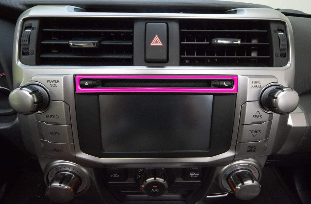 Upper Radio Display Accent Trim Fits 2014-2024 Toyota 4Runner