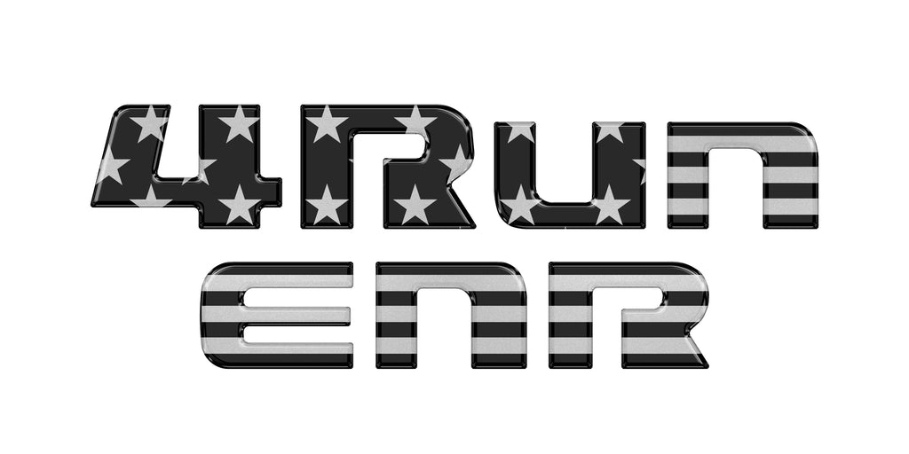 Rear Hatch Letter Overlays Fits 2010-2024 Toyota 4Runner