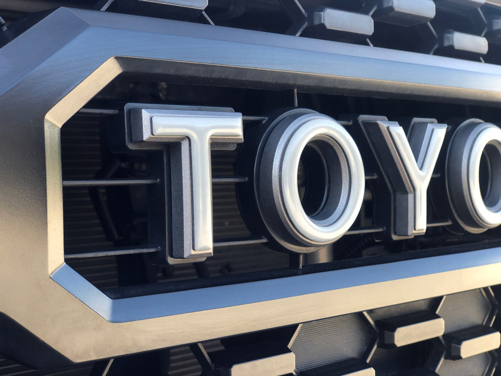 Grille Letter Overlays Fits 2016-2023 Toyota Tacoma