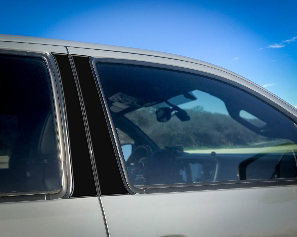 Door Pillars Protection Accent Trim Overlays Fits 2016-2023 Toyota Tacoma