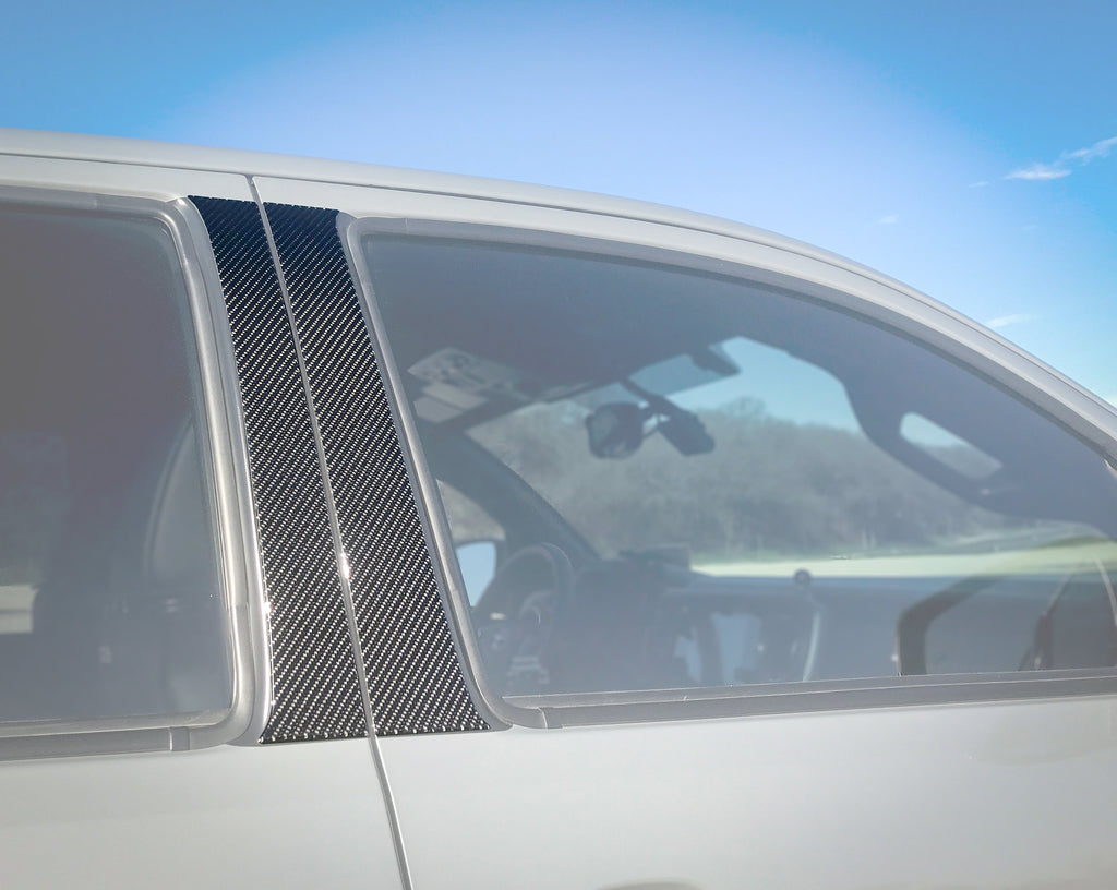 Door Pillars Protection Accent Trim Overlays Fits 2016-2023 Toyota Tacoma