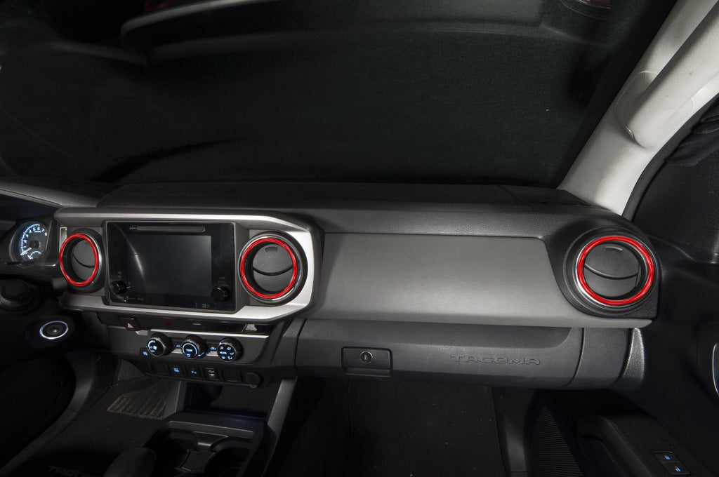 AC Vent Rings Accent Trim Fits 2016-2023 Toyota Tacoma