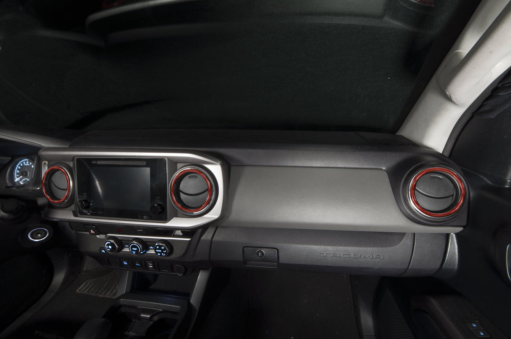 AC Vent Rings Accent Trim Fits 2016-2023 Toyota Tacoma