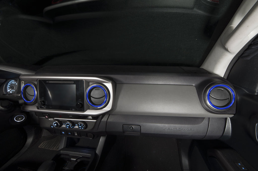 AC Vent Rings Accent Trim Fits 2016-2023 Toyota Tacoma