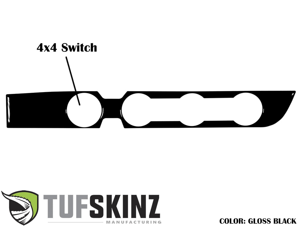 Climate Control Accent Trim Overlay Fits 2016-2023 Toyota Tacoma