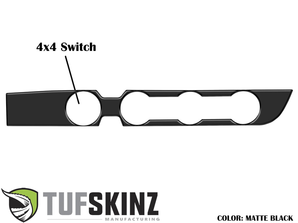 Climate Control Accent Trim Overlay Fits 2016-2023 Toyota Tacoma