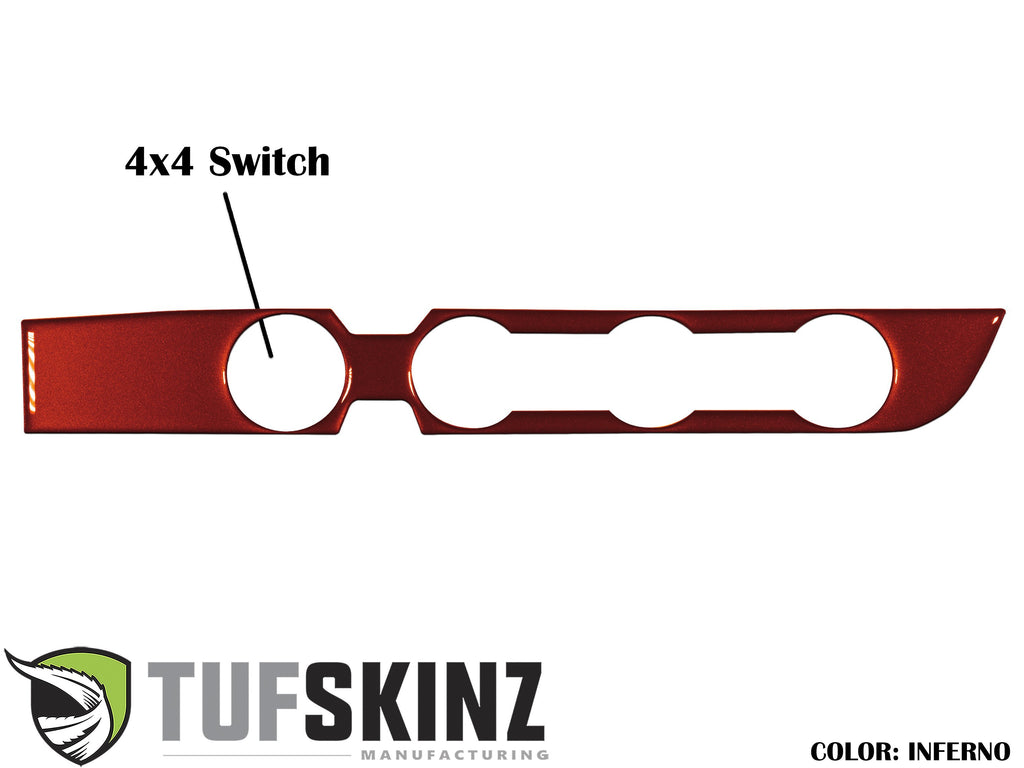 Climate Control Accent Trim Overlay Fits 2016-2023 Toyota Tacoma