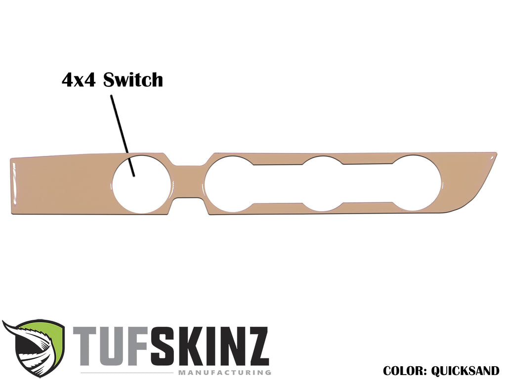 Climate Control Accent Trim Overlay Fits 2016-2023 Toyota Tacoma