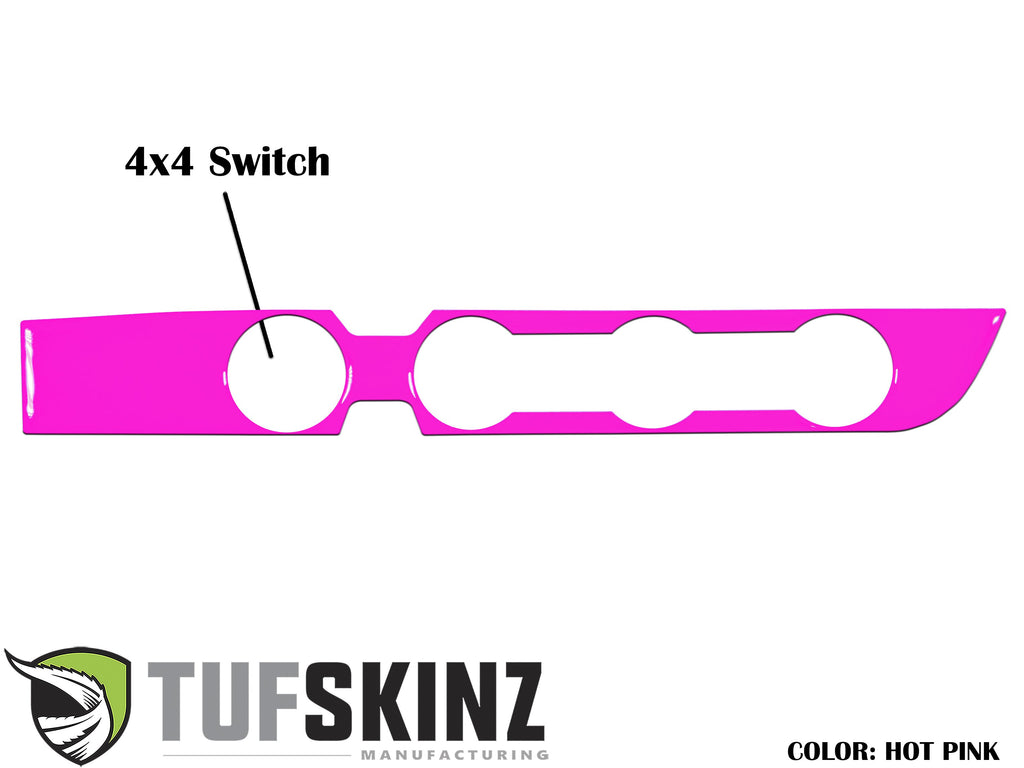 Climate Control Accent Trim Overlay Fits 2016-2023 Toyota Tacoma