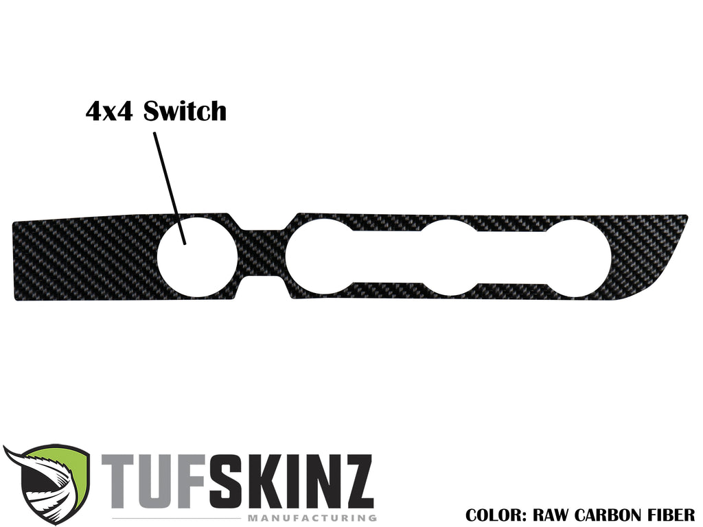 Climate Control Accent Trim Overlay Fits 2016-2023 Toyota Tacoma