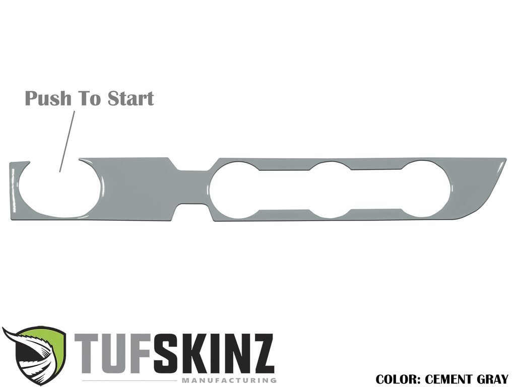 Climate Control Accent Trim Overlay Fits 2016-2023 Toyota Tacoma