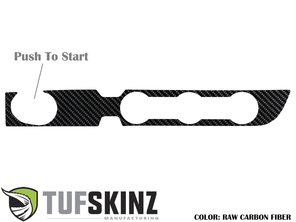 Climate Control Accent Trim Overlay Fits 2016-2023 Toyota Tacoma