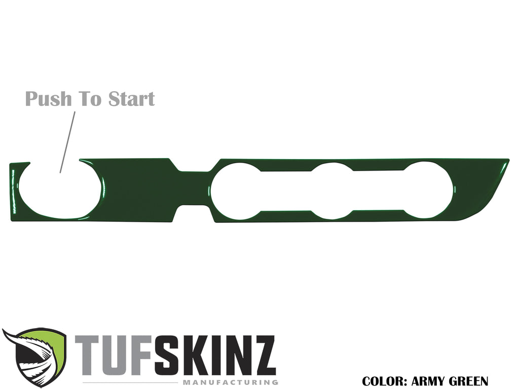 Climate Control Accent Trim Overlay Fits 2016-2023 Toyota Tacoma