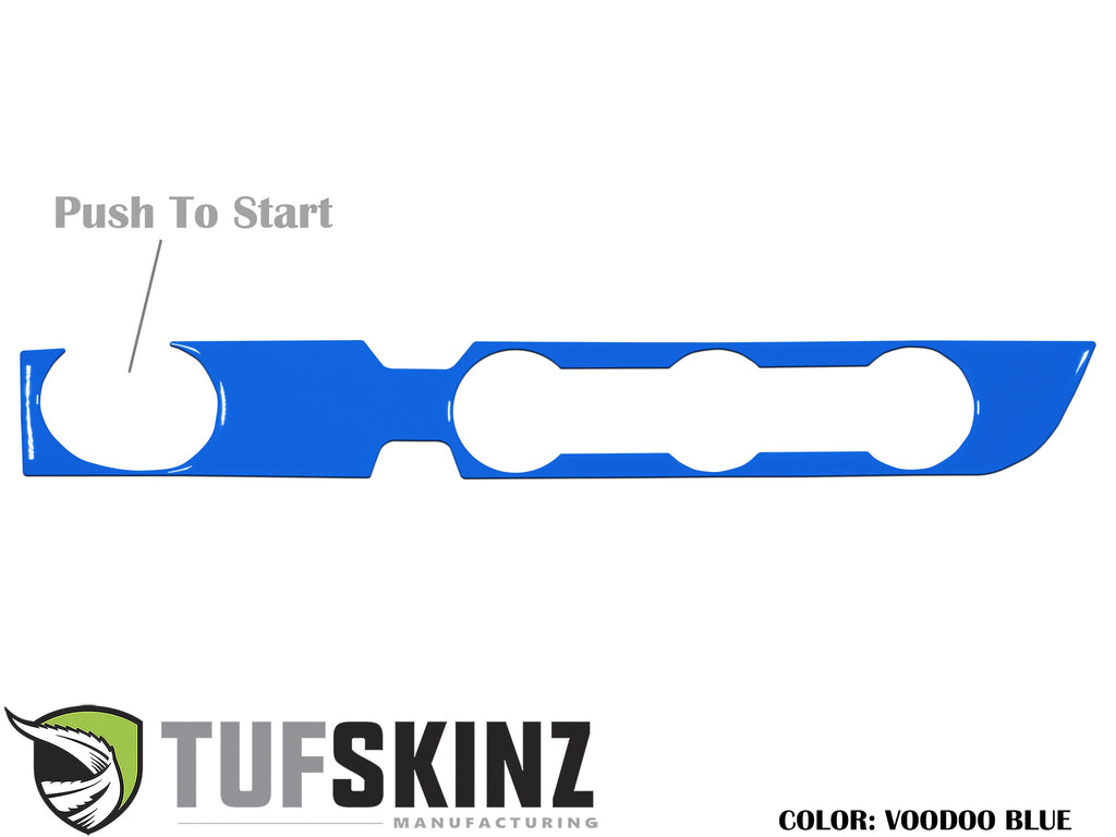 Climate Control Accent Trim Overlay Fits 2016-2023 Toyota Tacoma