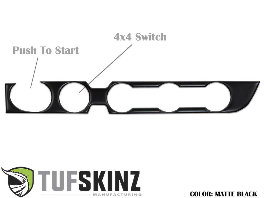 Climate Control Accent Trim Overlay Fits 2016-2023 Toyota Tacoma