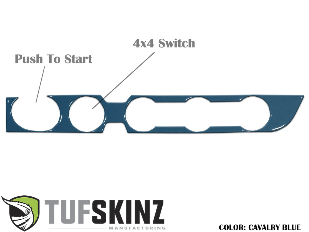 Climate Control Accent Trim Overlay Fits 2016-2023 Toyota Tacoma