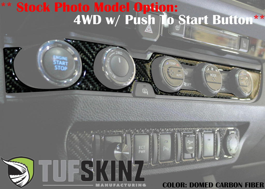 Climate Control Accent Trim Overlay Fits 2016-2023 Toyota Tacoma