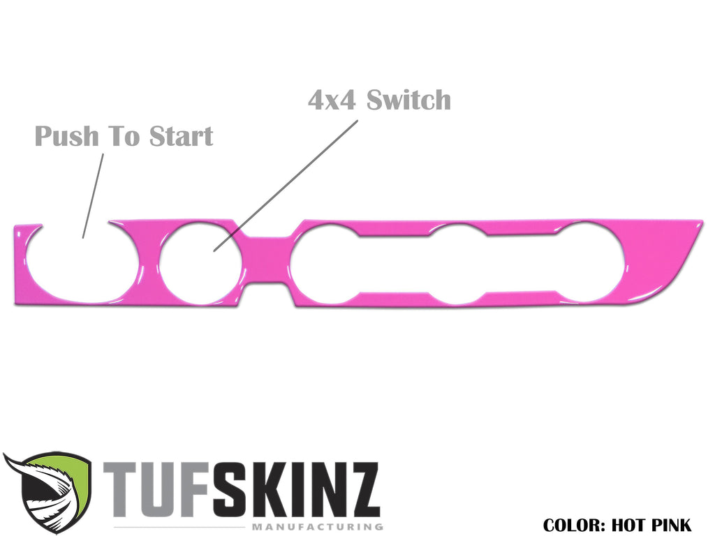 Climate Control Accent Trim Overlay Fits 2016-2023 Toyota Tacoma