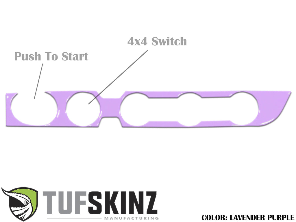 Climate Control Accent Trim Overlay Fits 2016-2023 Toyota Tacoma