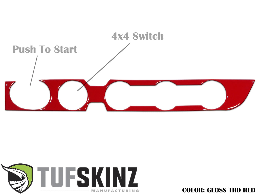 Climate Control Accent Trim Overlay Fits 2016-2023 Toyota Tacoma