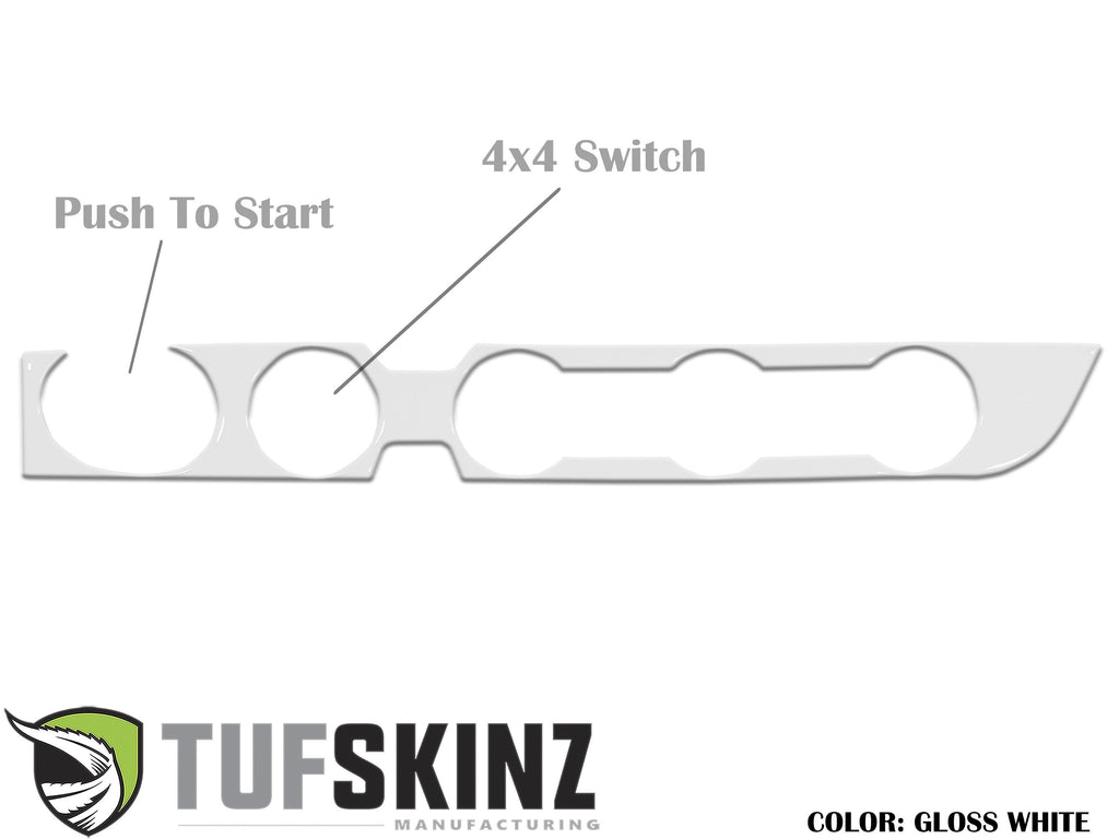 Climate Control Accent Trim Overlay Fits 2016-2023 Toyota Tacoma