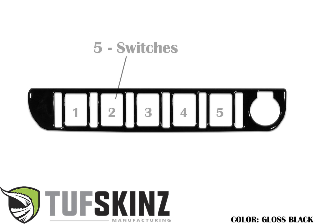 Center Dash Switch Panel Accent Fits 2016-2023 Toyota Tacoma