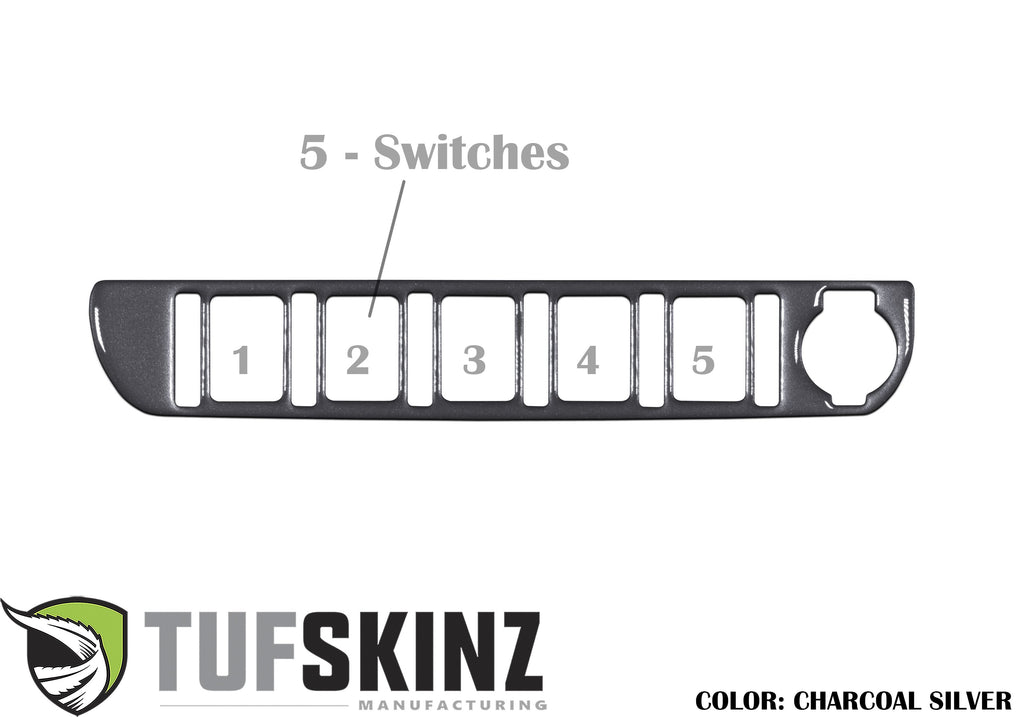 Center Dash Switch Panel Accent Fits 2016-2023 Toyota Tacoma